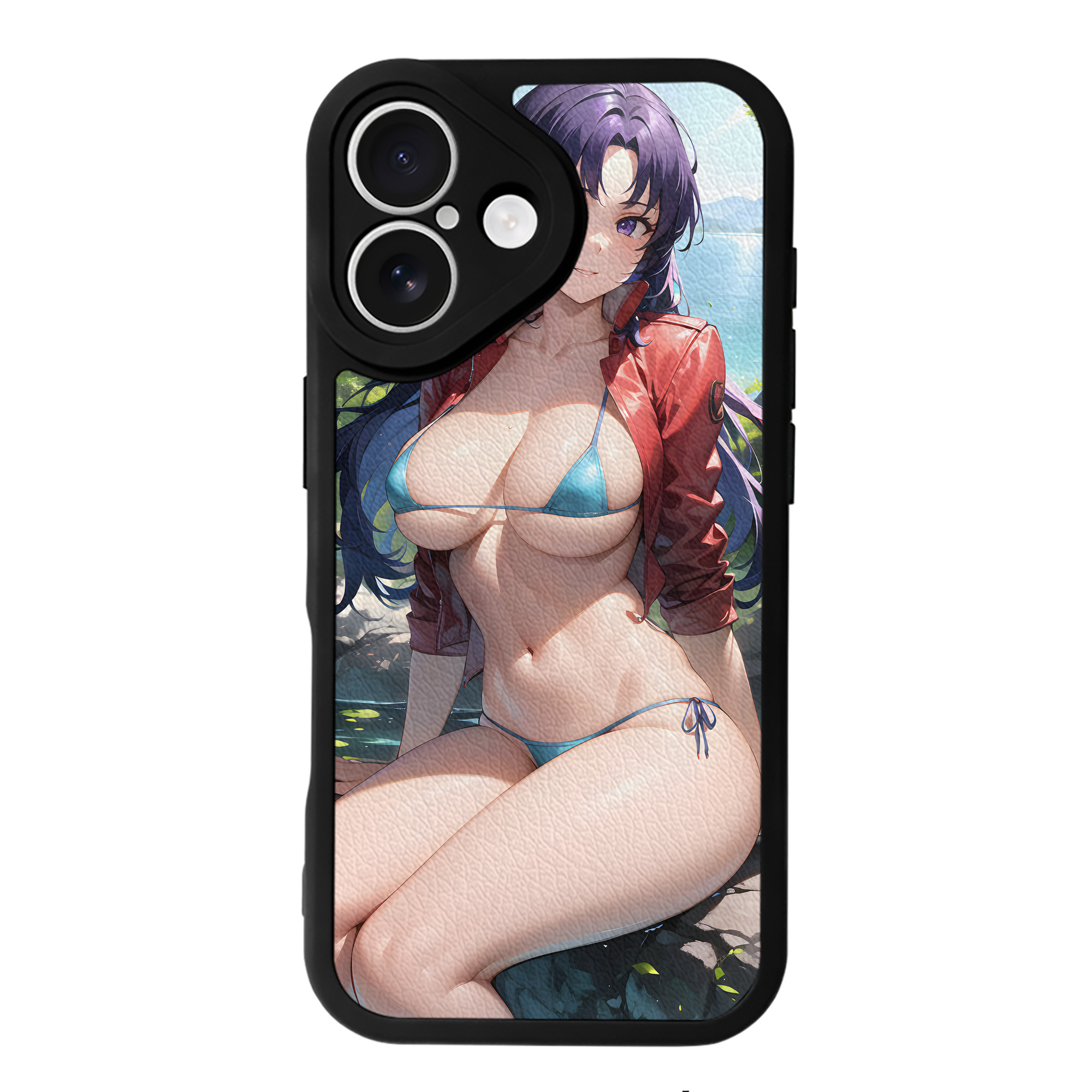 （画像用） EVA 新世紀エヴァンゲリオン 【iPhone 16シリーズ対応】シリコンスマホケース（レザー調） 材質：シリコン